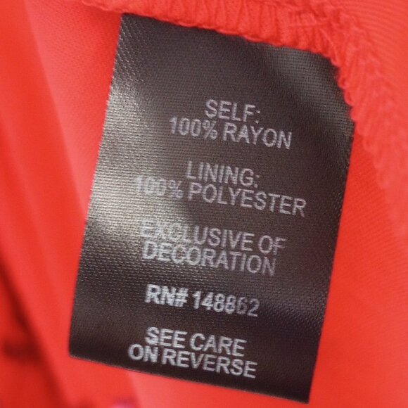 Torrid Red Floral Mini Gauze Lace-Up Skater Dress - Picture 9 of 11